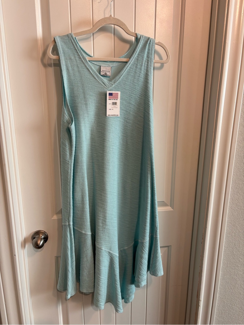 Aqua Cotton Sundress